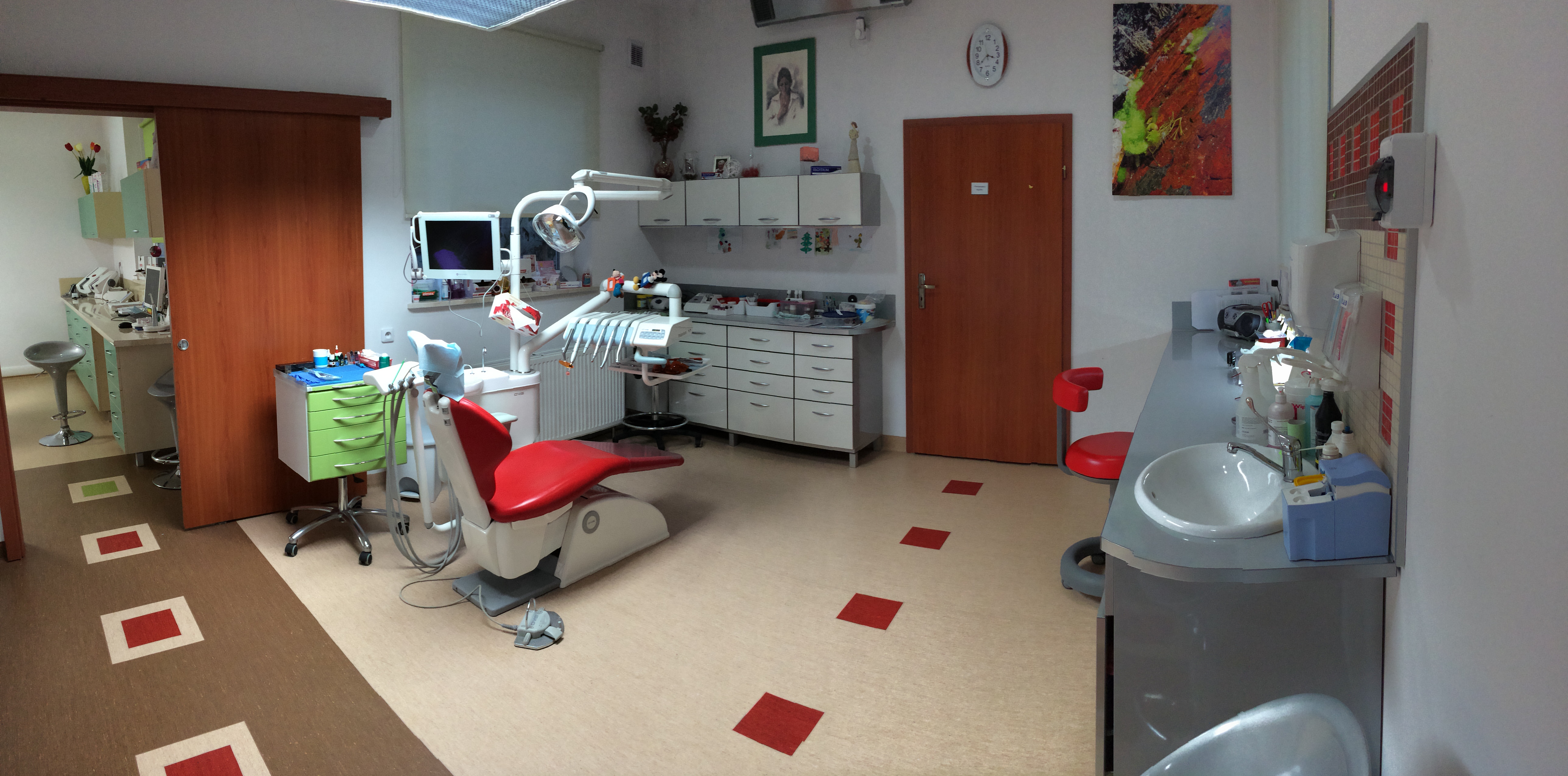 Wnętrze gabinetu stomatologicznego